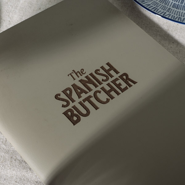 Portamenu Roma personalizzato con il logo del ristorante